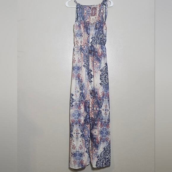 Freeway Halter Maxi Dress Sz Medium - Picture 7 of 11